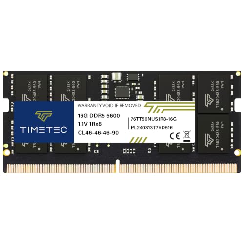 Amazon.co.jp: Timetec プレミアム 32GB DDR5 5600MHz PC5-44800 アン